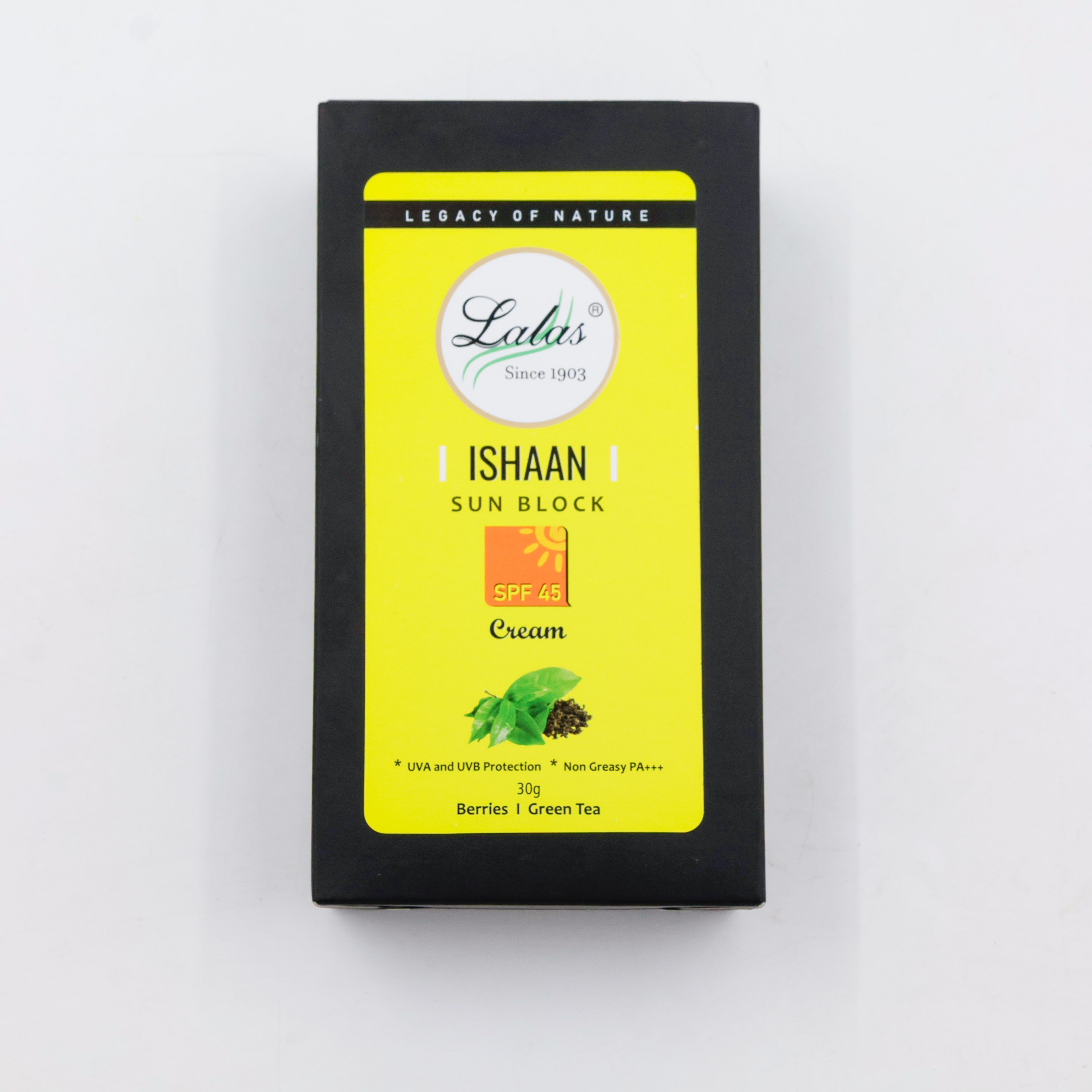 Lalas Ishaan Sun Block Spf 45 Cream 30 g